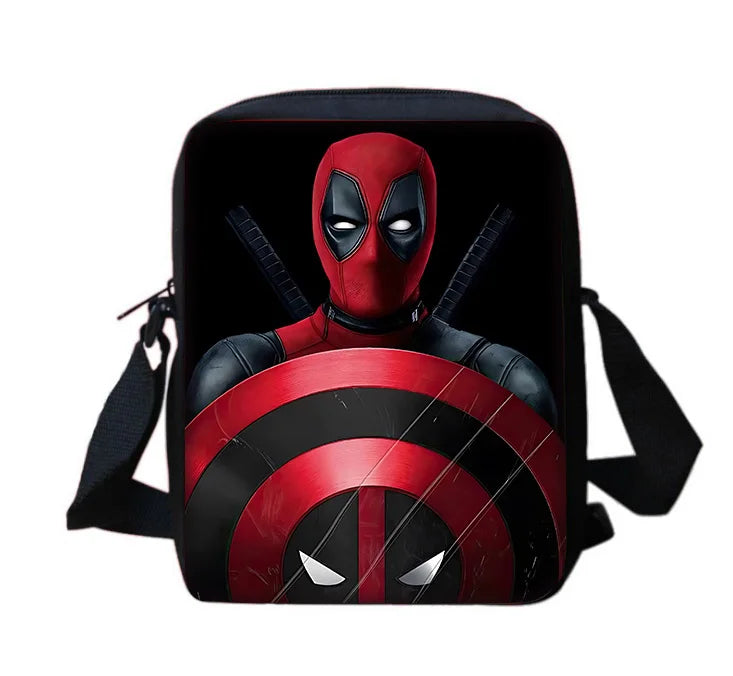 Deadpool Hero Pack – Bold Cartoon Backpack Set for Kids Who Love Action!