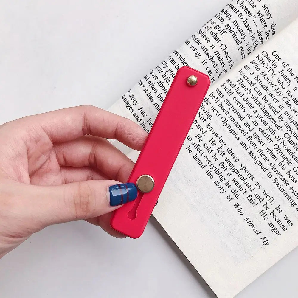 Phone Grip Portable Telescopic Finger Strap Bracket Universal Silicone Phone Finger Ring Holder Grip Stand