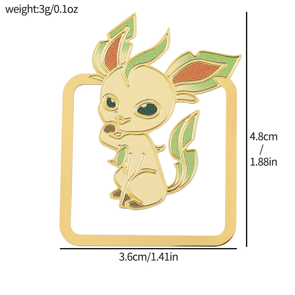 Cute Pokémon Bookmarks – 3D Cartoon Page Markers for Kids, Fans & Stationery Collectors