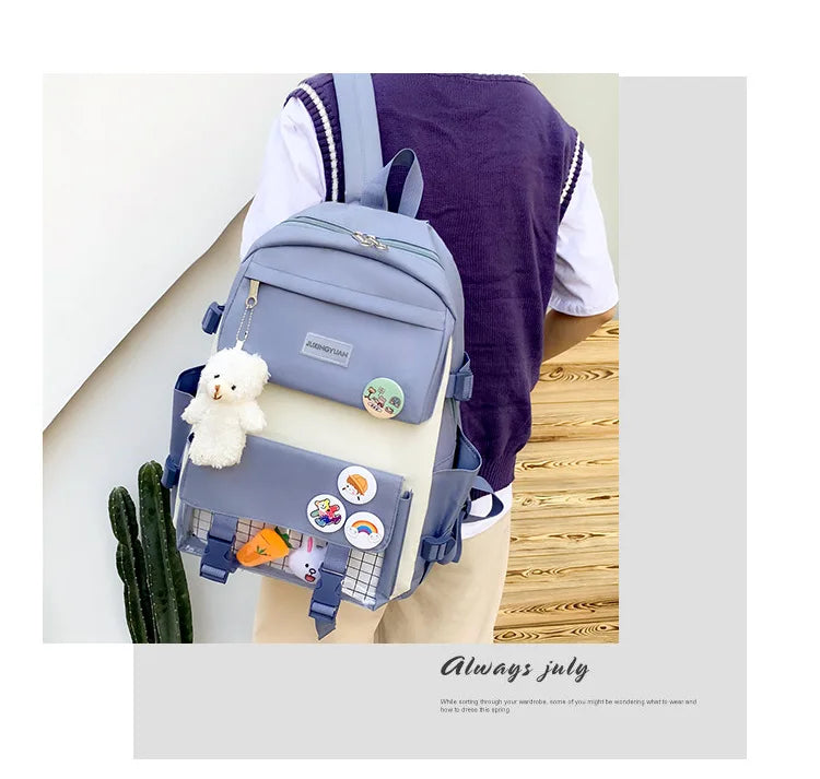 Mega School Backpack Set – Bold, Roomy & Class-Ready!