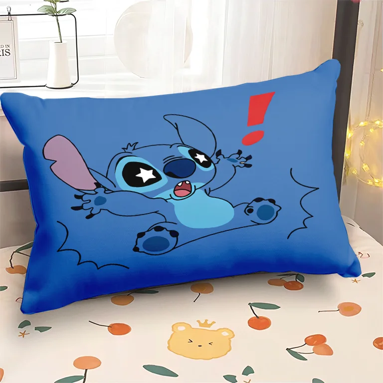 Kawaii Stitch Pillowcase Home Room Decoration Bed Pillow Case Living room sofa Cushion Cover 30x50 40x60 50x70cm