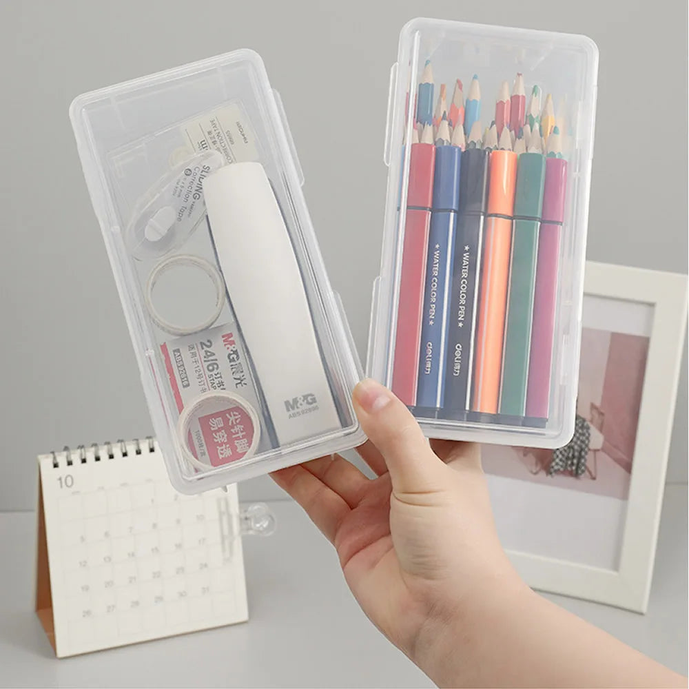 LOLEDE Kawaii Pencil Case – Aesthetic Multi-Compartment Stationery Organizer