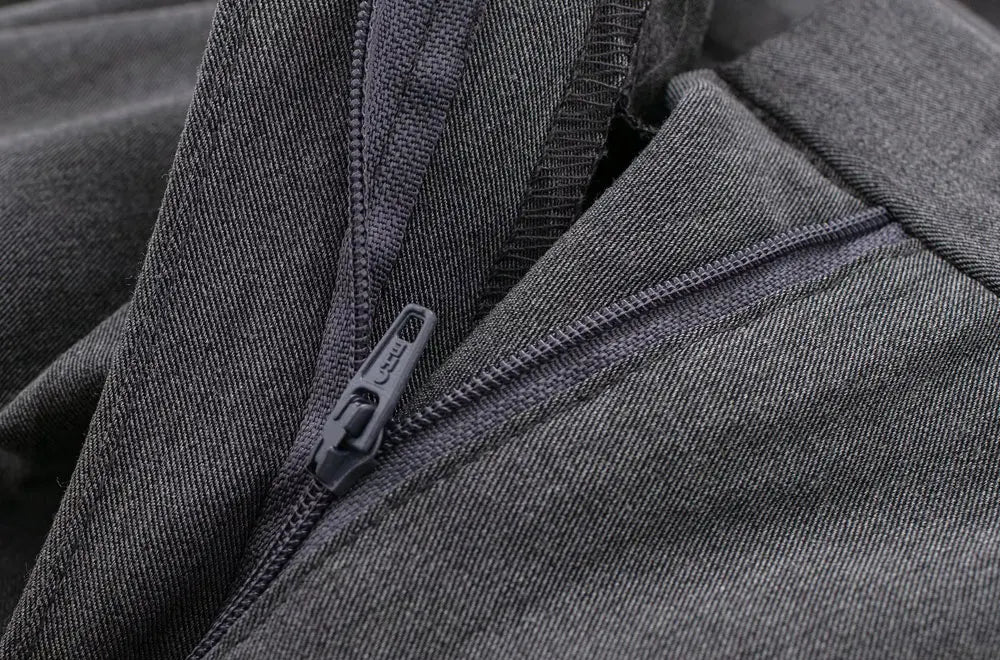 TRZA Women Fashion With Darts Front Pockets Wide Leg Pants Vintage High Waist Zipper Fly Female Trousers Mujer