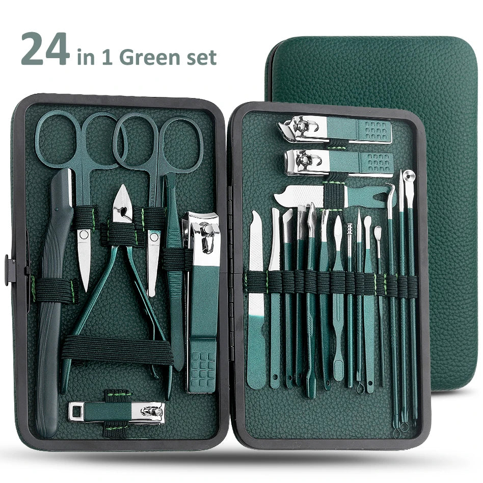 Deluxe 24-in-1 Nail Clipper & Pedicure Kit