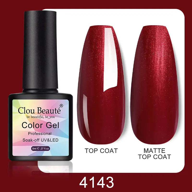 Clou Beaute Color Pop – 8ml Gel Varnish for Bold, Long-Lasting Nail Art (UV/LED Cure)