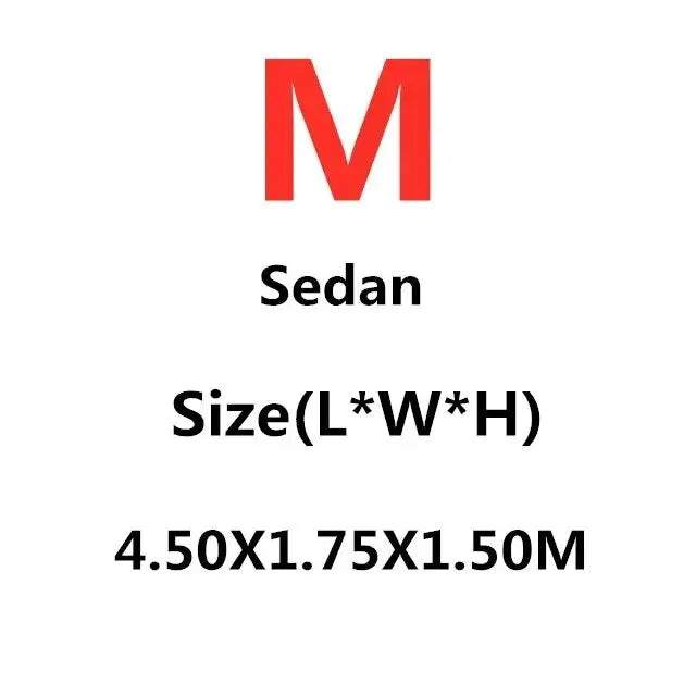 Car Cover Full Exterior Black Auto Cover Sunshade Dustproof Protection With Reflective Strips Universal for Hatchback Sedan SUV