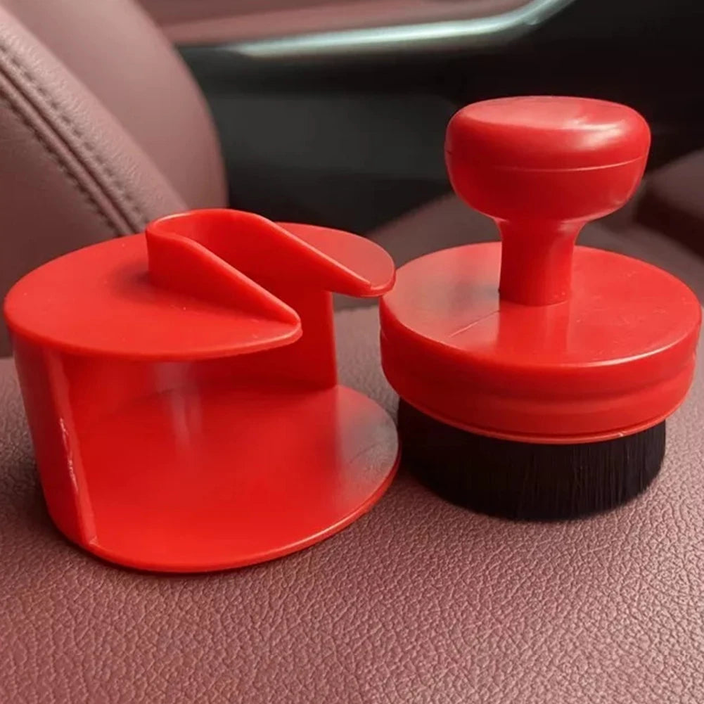 Car Tire Shine Applicator Tire Shine Brush With Stand For Auto Detailing Cleaner Car Wash Brush Wheel Tire Brush 1pcs