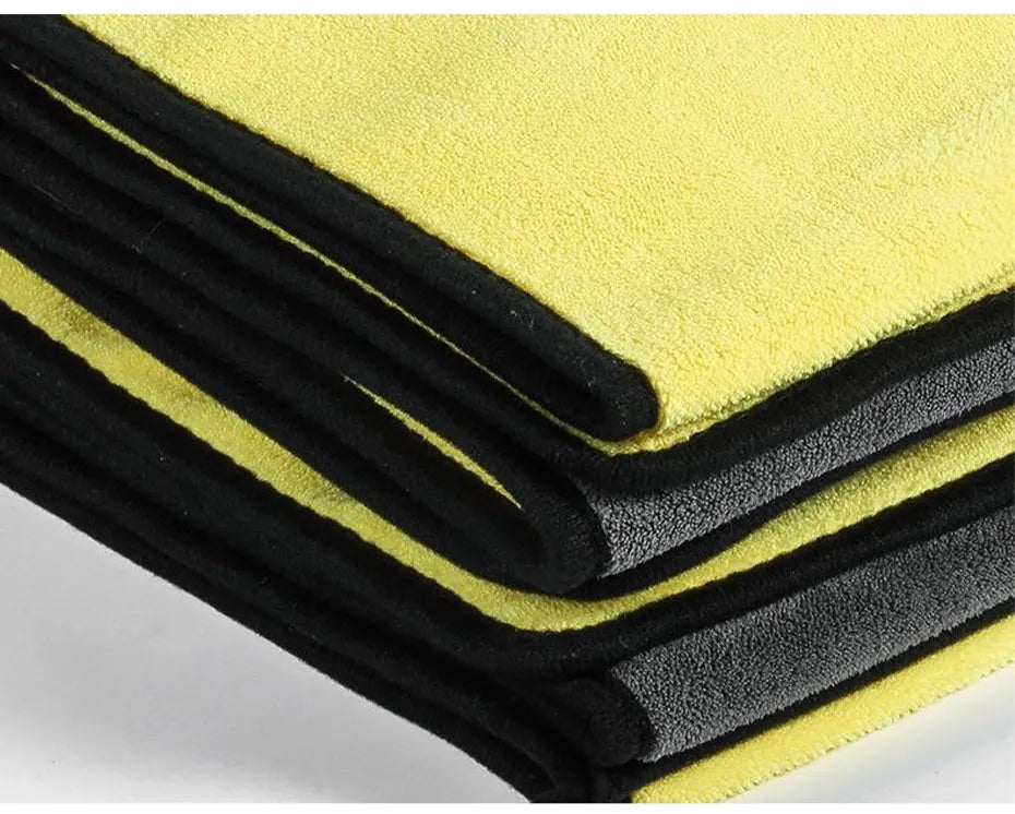 SEAMETAL 160x60cm Car Wash Towel 400GSM Microfiber High Water Absorption Cleaning Towels Thickened Soft Car Washing Drying Cloth