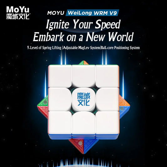 [JudyCube] Moyu Weilong WRM V9 Ball-Core UV 3X3 Magnetic Magic Speed Cube Fidget Toys Moyu Weilong V9 Maglev Cubo Magico Puzzle