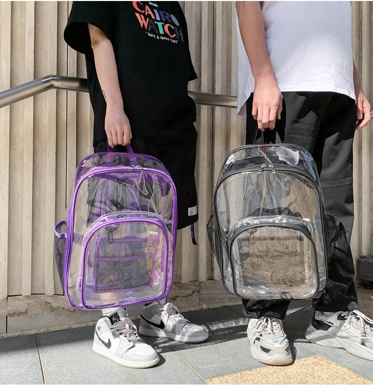 Crystal Carry All – Sleek, Spacious & Splash-Proof Style!