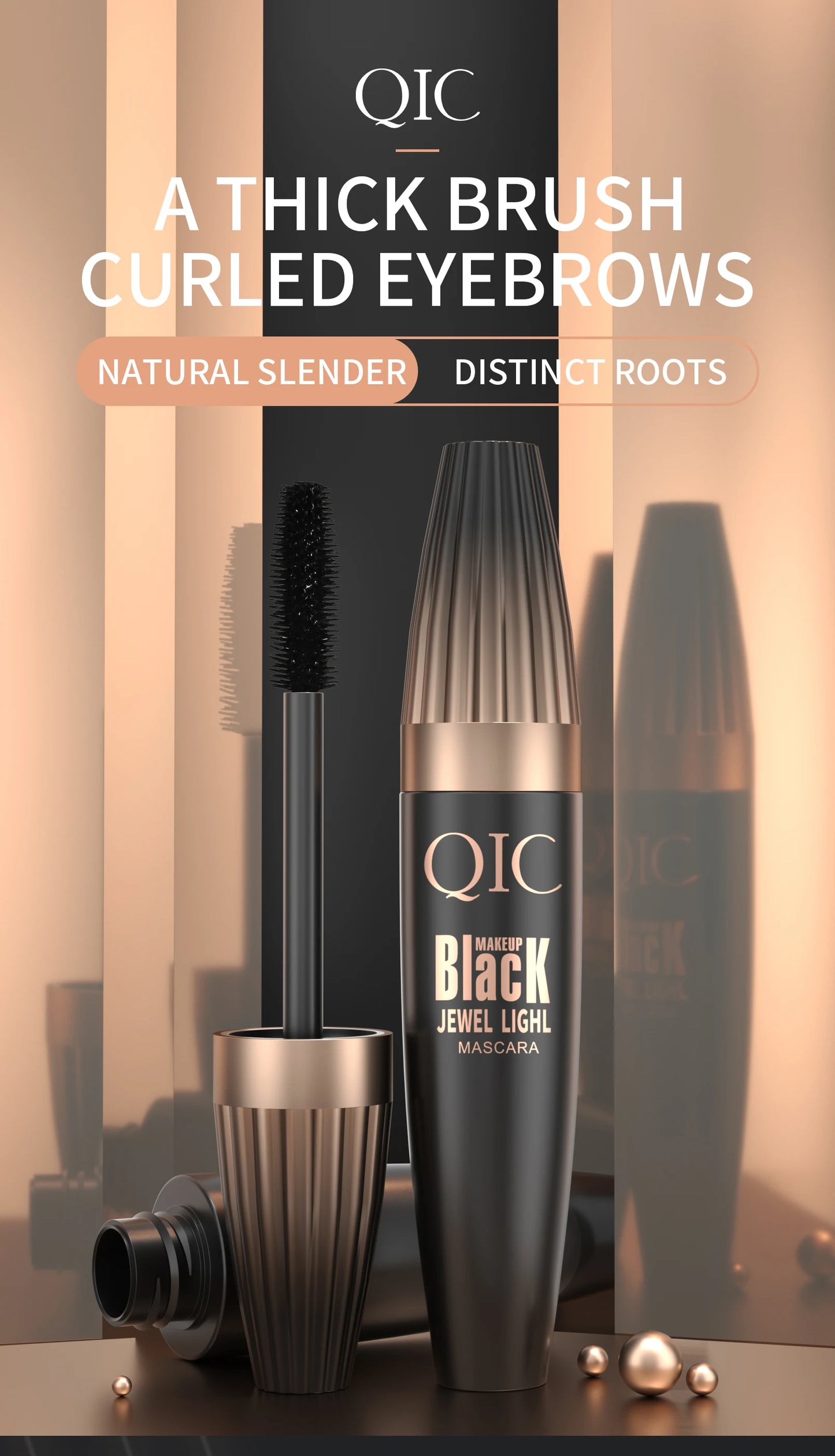 4d Waterproof Lash Mascara Encrypted Long-lasting Thick Curling Smudge-proof Large Eye Makeup Tools Durable Beauty Cosmetics