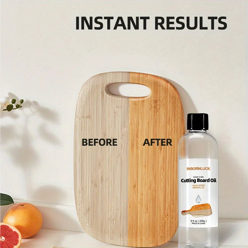 Food Grade Mineral Oil for Cutting Boards-Natural Wood Conditioner & Protectant Bamboo Wooden Furniture Tableware Cutting Boards