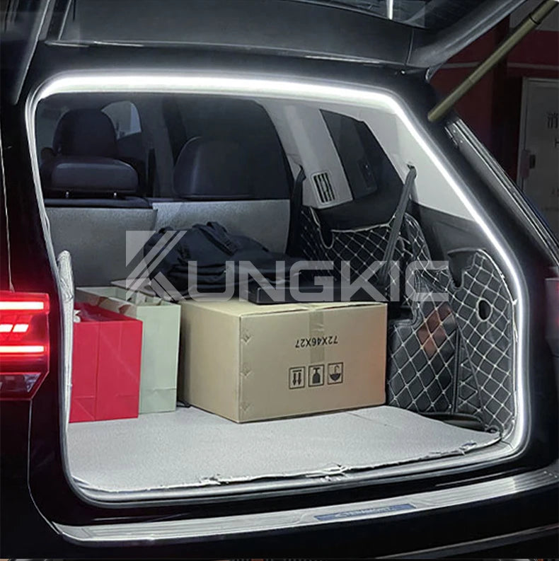 Rear Trunk Light For Volkswagen VW Golf 7 Mk7 Golf MK6 Golf MK8 Polo MK5 MK6 Bright LED Silicone Light Yellow White Accessories