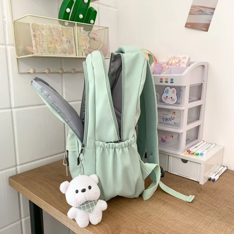 Campus Chic Backpack – Trendy, Waterproof & Totally Study-Ready!