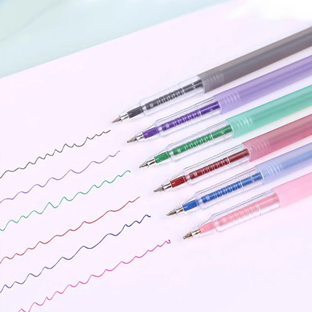 6/10pcs Stabilo Antistatic Ballpoint Pen 808F Liner Smooth 0.38mm Extra-fine Cap Medium Oil Pen Cute Study Office Stationery