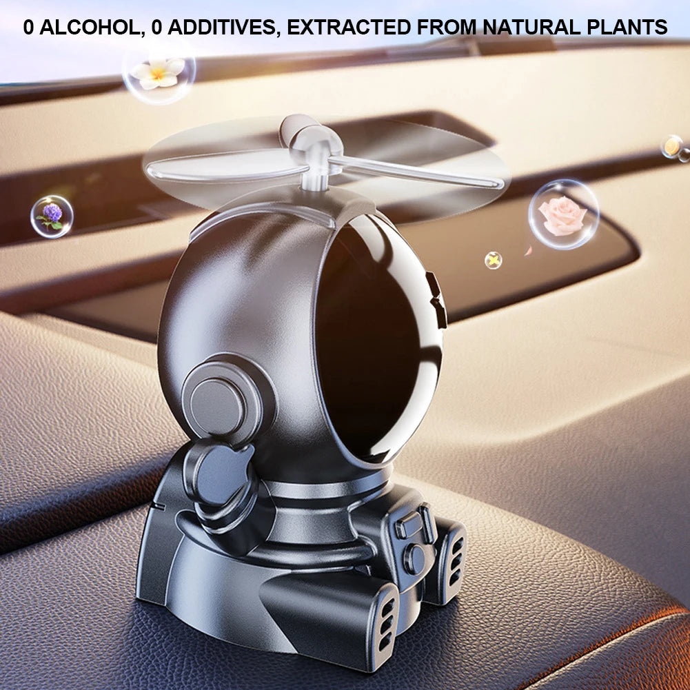 Solar Car Air Freshener Auto Interiors Rotation Air Freshener Ornaments Long Lasting Flavoring Deodorant Diffuser Accessories