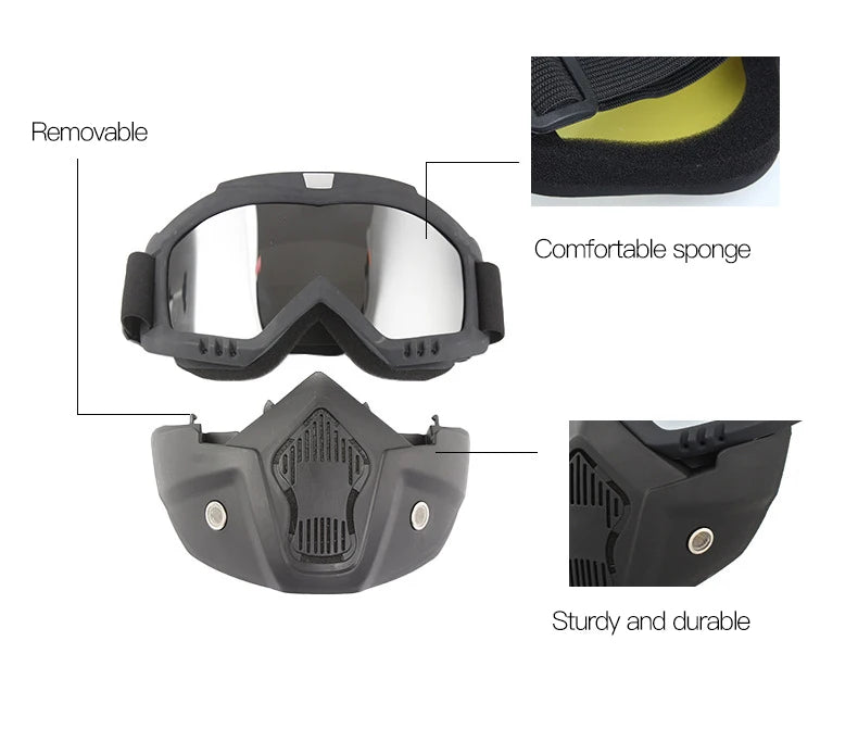 Motorcycle Windproof Mask Goggle HD Outdoor Sport Glasses Eyewear Riding Motocross Summer UV Protection Sunglasses