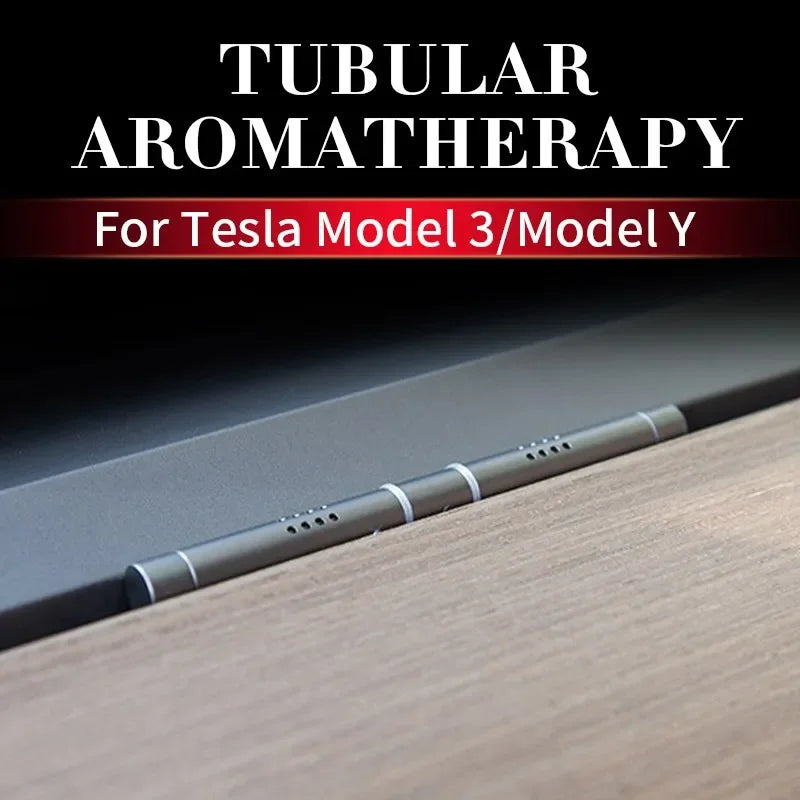 Car Air Freshener 2024 For Tesla Model 3 Y Car Air Freshener Perfume Aromatherapy Fragrance Scent Diffuser Diffuser+Scent Sticks