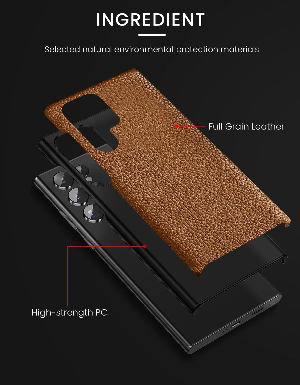 Clearance Sale Genuine Leather Phone Case For Samsung Galaxy S 24 S23 S24 Ultra S24 Plus S21Ultra S20Ultra S22Ultra Luxury Cover