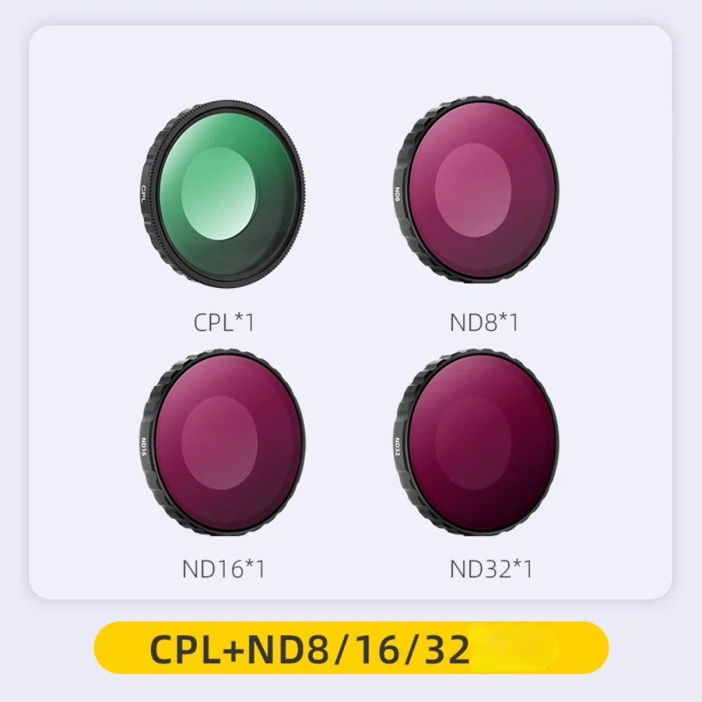 DJI Osmo Action 5pro/4 Filter Set CPL ND8/16/32 Nano Coated Filter Set Action4 Nd Lens Suitable for DJI Camera Accessories