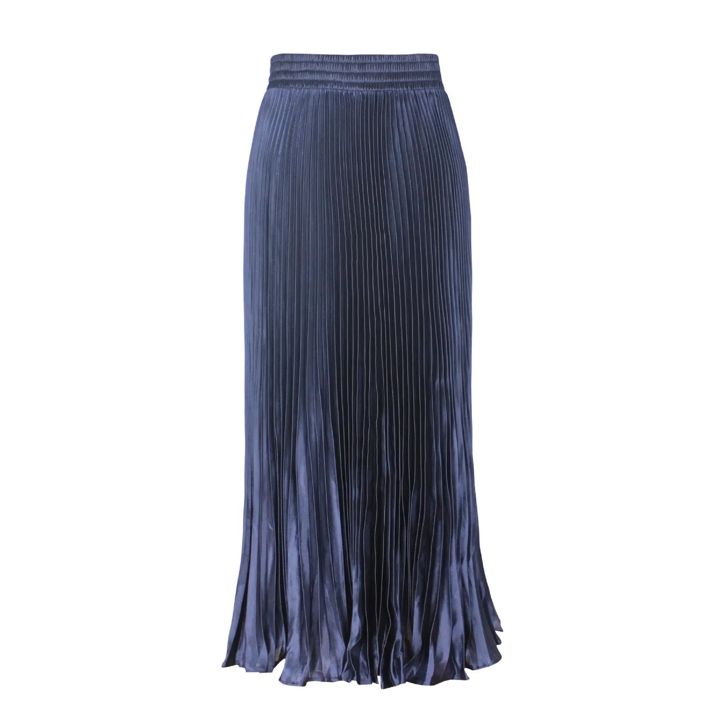Elegant Satin Fishtail Long Skirts Evening Party Wear Faldas Vintage Pleated Skirt Women Harajuku Fashion Clothes Saias Jupe