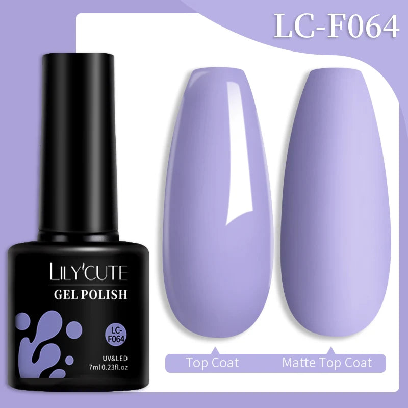 LILYCUTE Color Explosion – 184 Shades of Long-Lasting Gel Polish with Red Glitter Magic