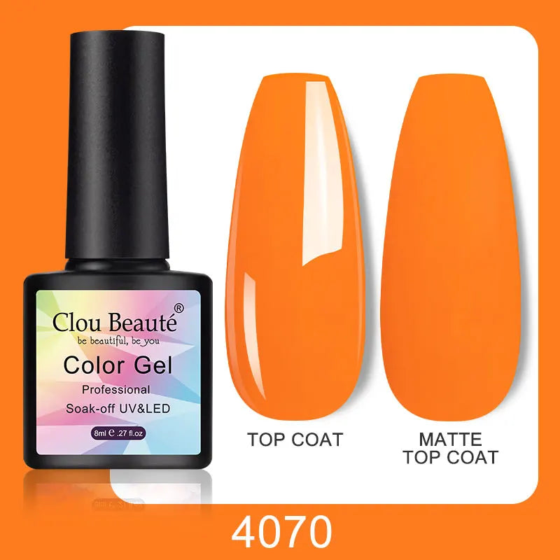 Clou Beaute Color Pop – 8ml Gel Varnish for Bold, Long-Lasting Nail Art (UV/LED Cure)