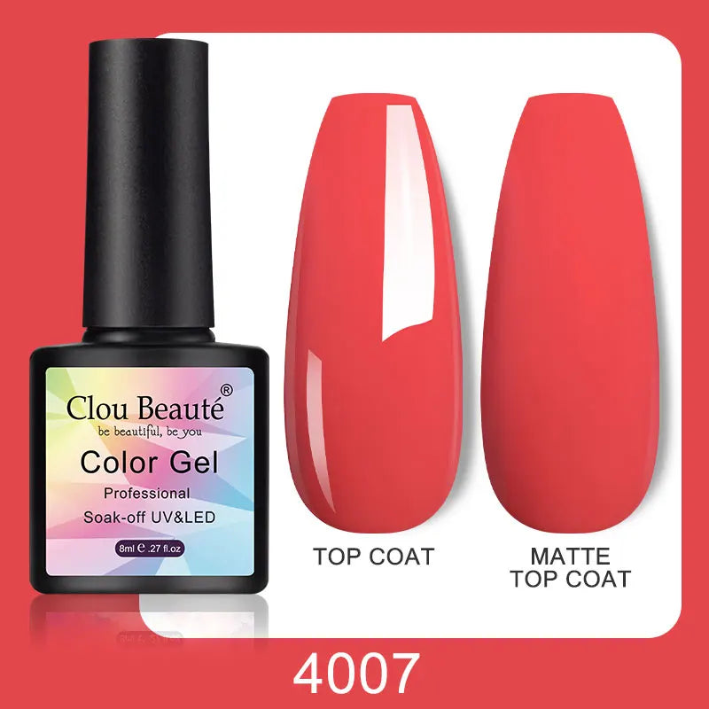 Clou Beaute Color Pop – 8ml Gel Varnish for Bold, Long-Lasting Nail Art (UV/LED Cure)