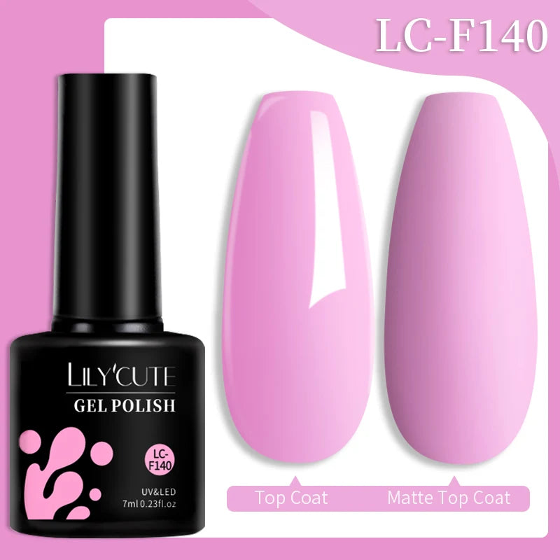 LILYCUTE Color Explosion – 184 Shades of Long-Lasting Gel Polish with Red Glitter Magic