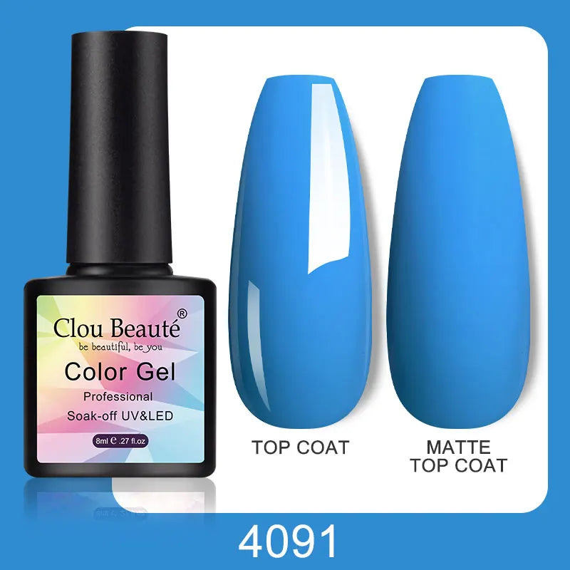 Clou Beaute Color Pop – 8ml Gel Varnish for Bold, Long-Lasting Nail Art (UV/LED Cure)