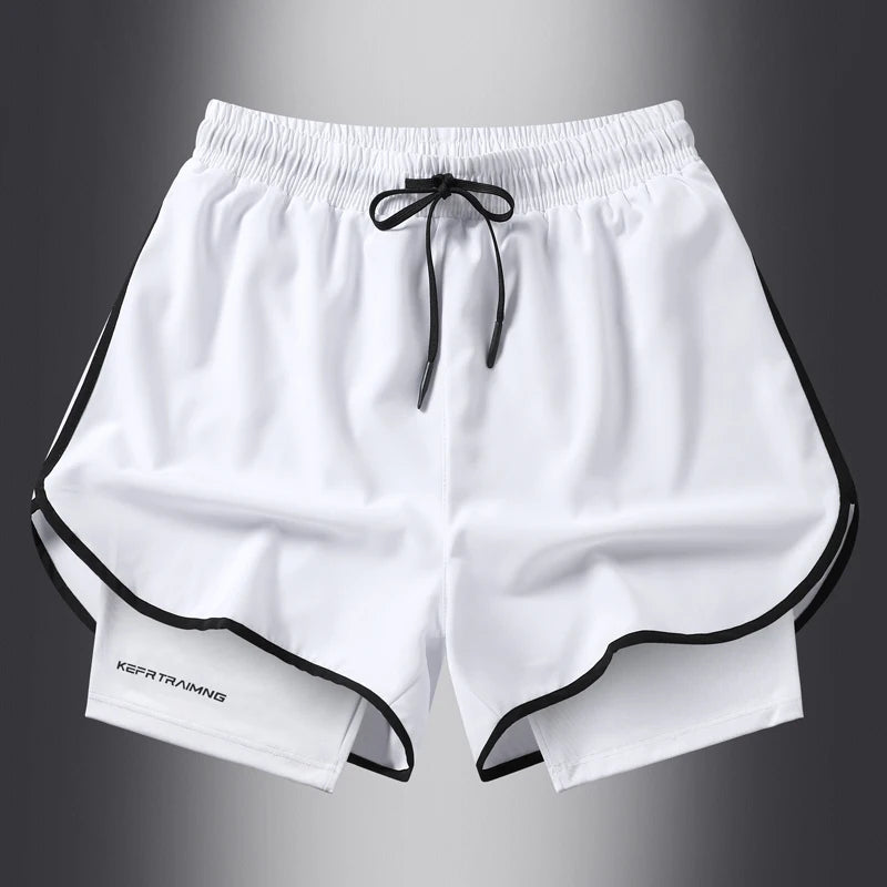 2-in-1 Summer Sports Shorts – Quick-Dry Comfort for Him & Her!