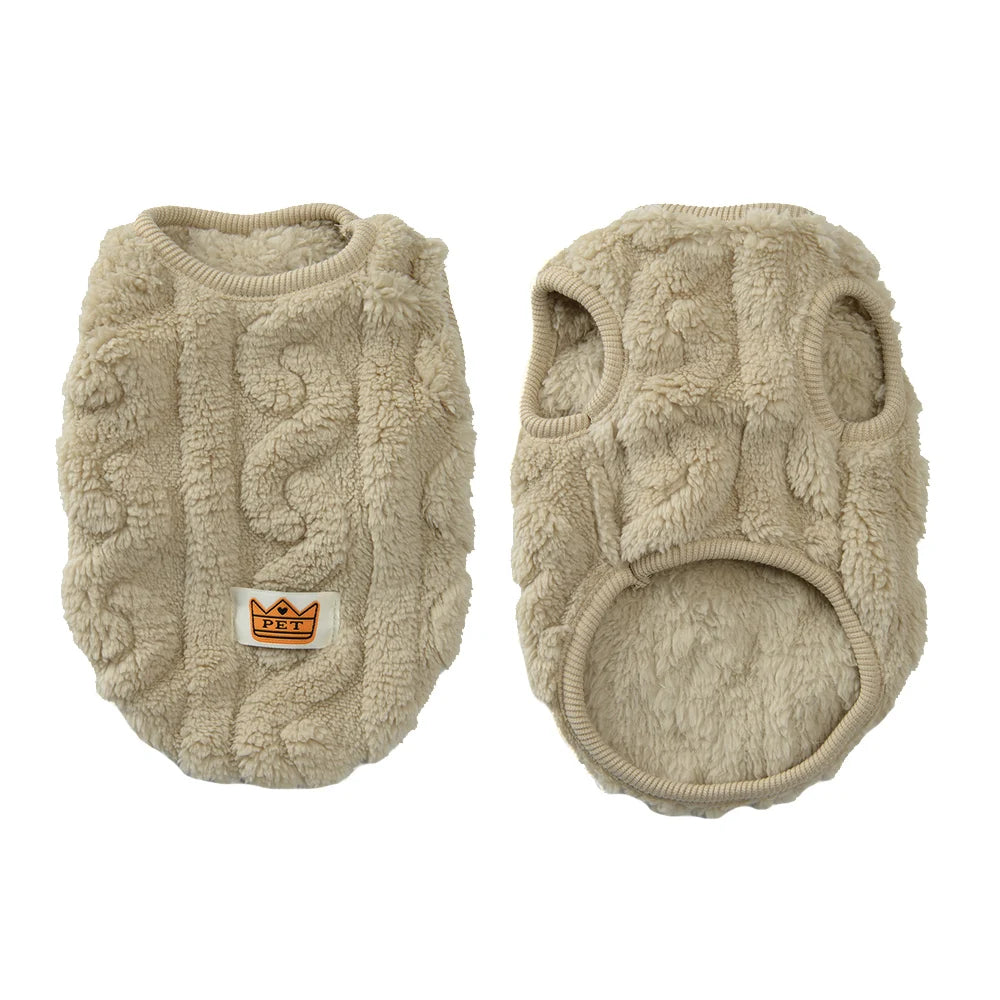 Autumn Winter Pet Cat Clothes Warm Fleece Sweatshirt Apparel For Small Medium Dogs Cats Costume Cozy Soft Kitten Puppy Clothing