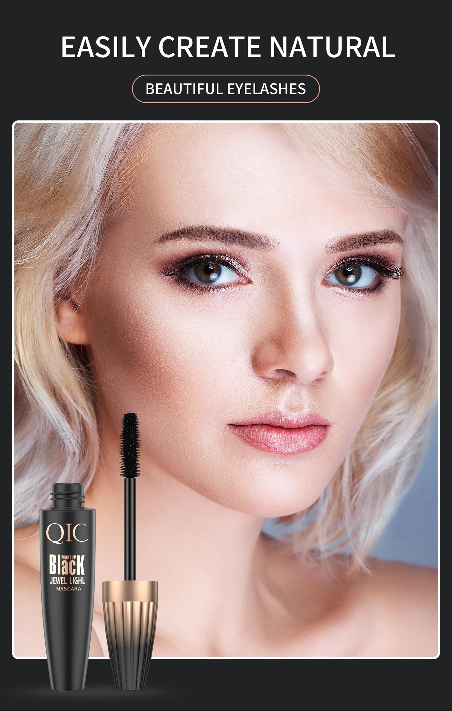 4d Waterproof Lash Mascara Encrypted Long-lasting Thick Curling Smudge-proof Large Eye Makeup Tools Durable Beauty Cosmetics