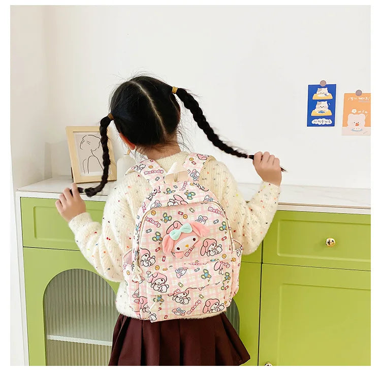 Sanrio Star Squad Backpack – Hello Kitty, Kuromi & Cinnamoroll Cutie Carry for Kids & College!