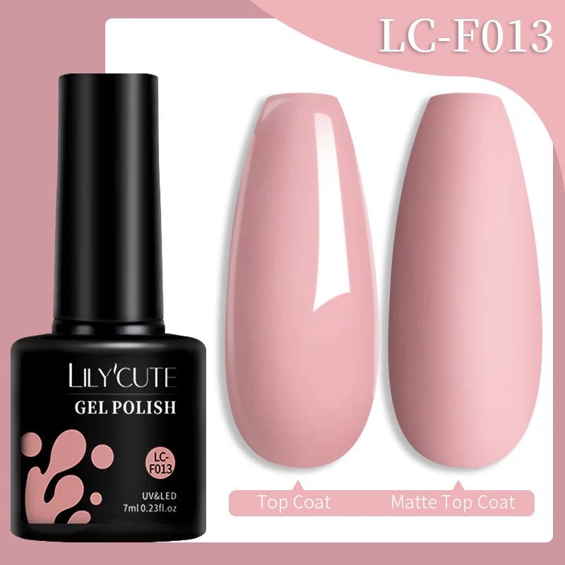 LILYCUTE Color Explosion – 184 Shades of Long-Lasting Gel Polish with Red Glitter Magic