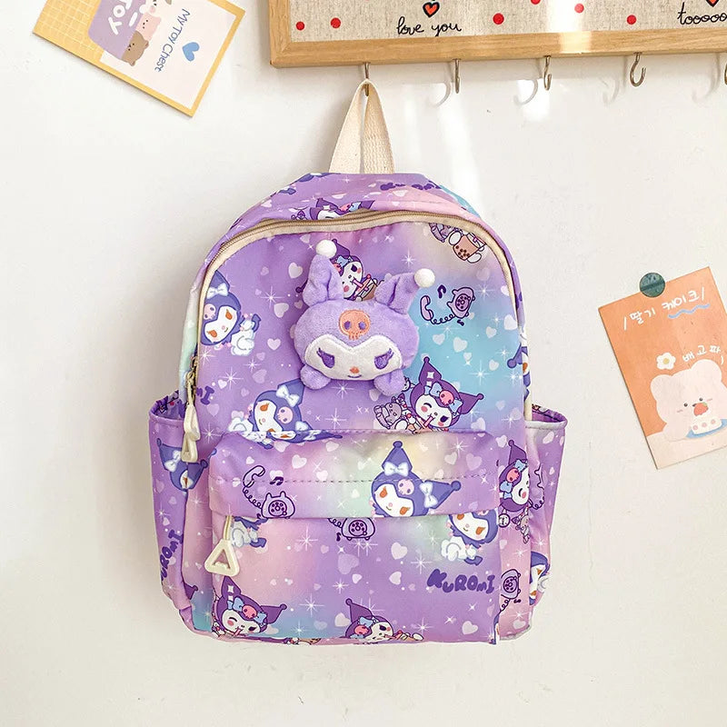 Sanrio Star Squad Backpack – Hello Kitty, Kuromi & Cinnamoroll Cutie Carry for Kids & College!