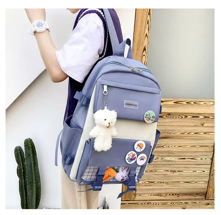 Mega School Backpack Set – Bold, Roomy & Class-Ready!
