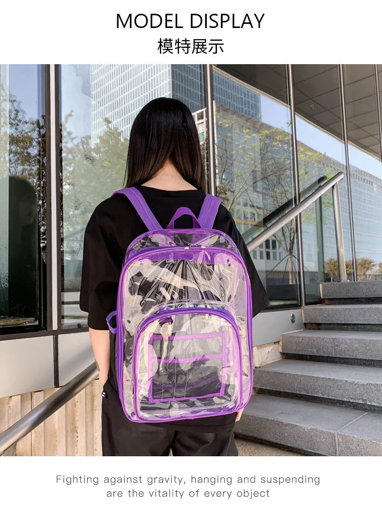 Crystal Carry All – Sleek, Spacious & Splash-Proof Style!