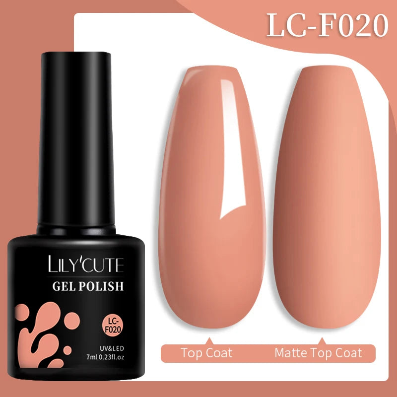 LILYCUTE Color Explosion – 184 Shades of Long-Lasting Gel Polish with Red Glitter Magic
