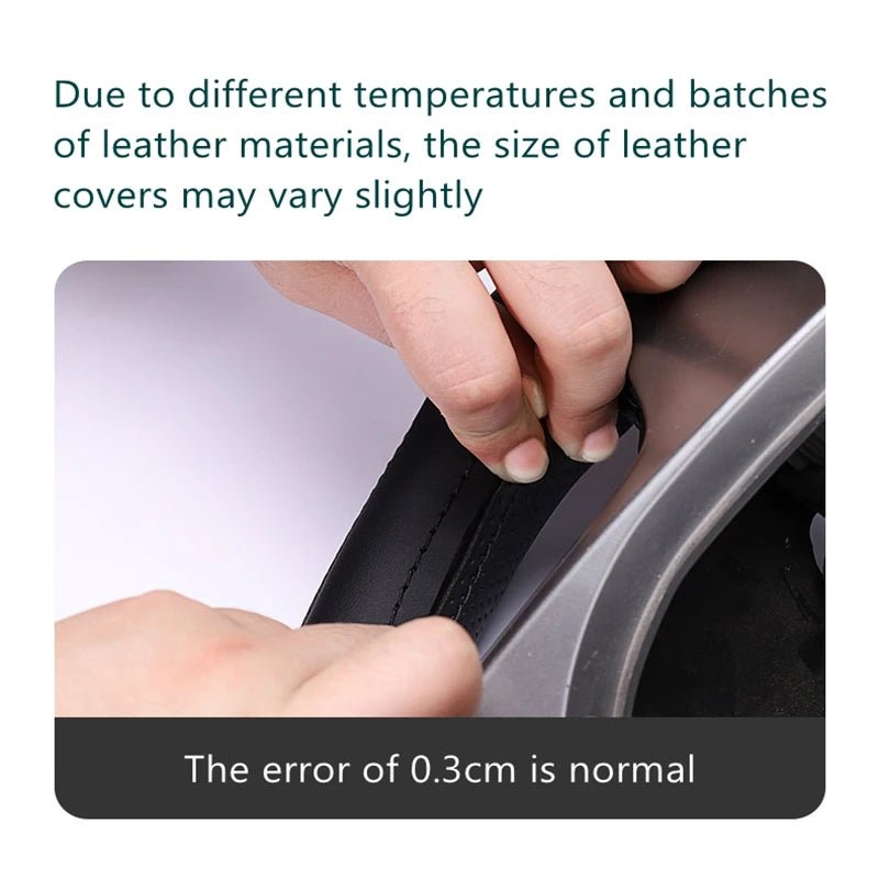 Car Steering Wheel Cover Braid Genuine Leather For BMW G20 G21 G30 G31 G32 X3 G01 X4 G02 X5 G05 X7 G07 Z4 G29 Auto Interior