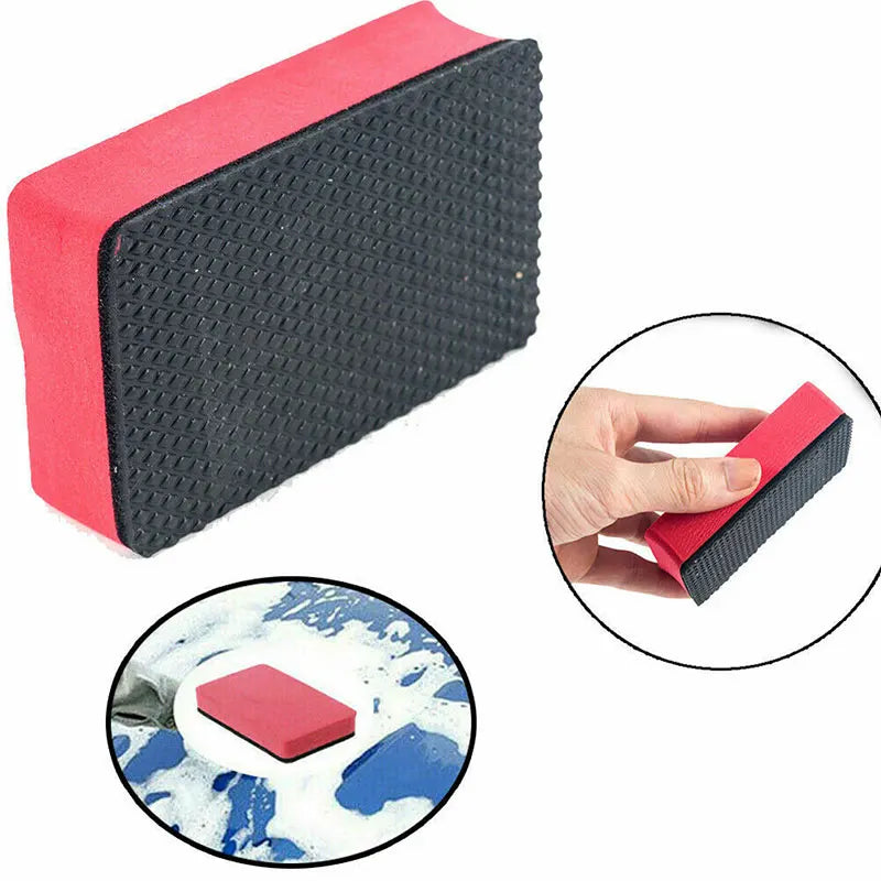 SEAMETAL Car Wash Mud Cleaner Magic Clay Bar Sponge Block Pad Remove Contaminants Before Polisher Wax For Car Wash Accessories