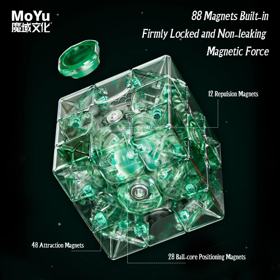 Moyu Weilong WRM V9 Ball-Core UV 3X3 Magnetic Magic Speed Cube Fidget Toys Moyu Weilong WRMV9 Maglev Cubo Magico Puzzle Gift Toy