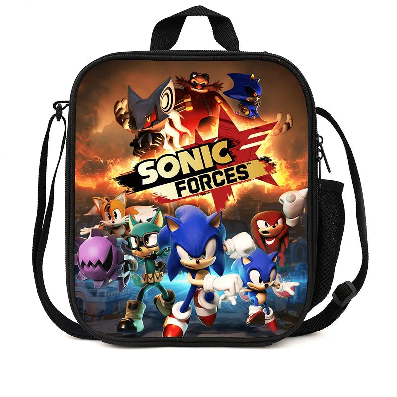 Sonic Speedster School Backpack – Anime Cartoon Schoolbag for Boys & Girls in Primary & Middle School