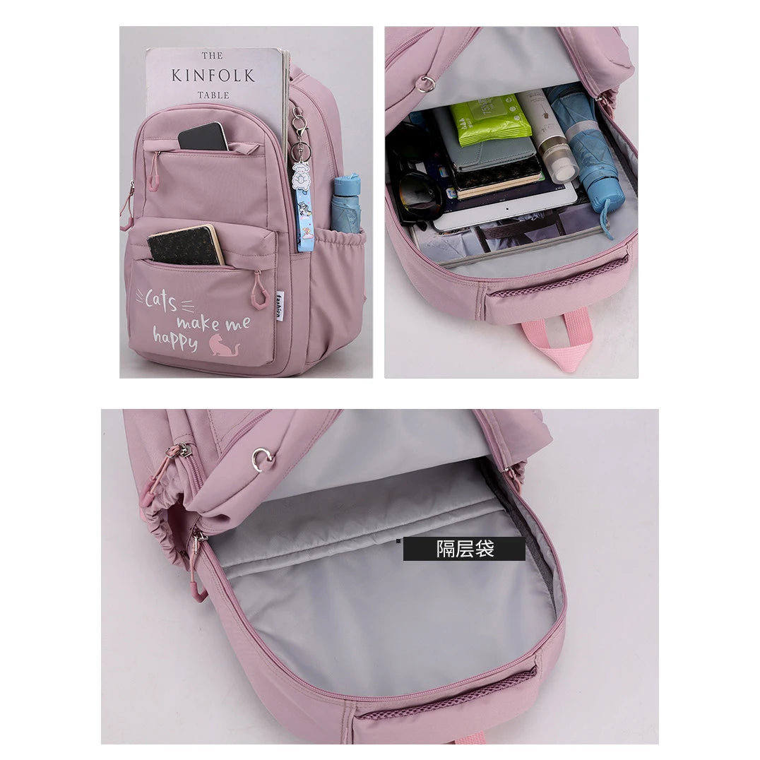 Pink Dream School Bag – Stylish & Spacious Backpack for Girls of All Ages!