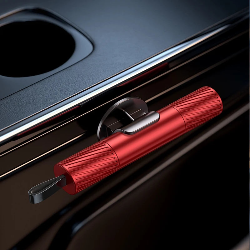 Car Safety Hammer Emergency Glass Breaker Seat Belt Cutter High Hardness Tungsten Steel 2 in 1 Rescue Tool Auto Accessories