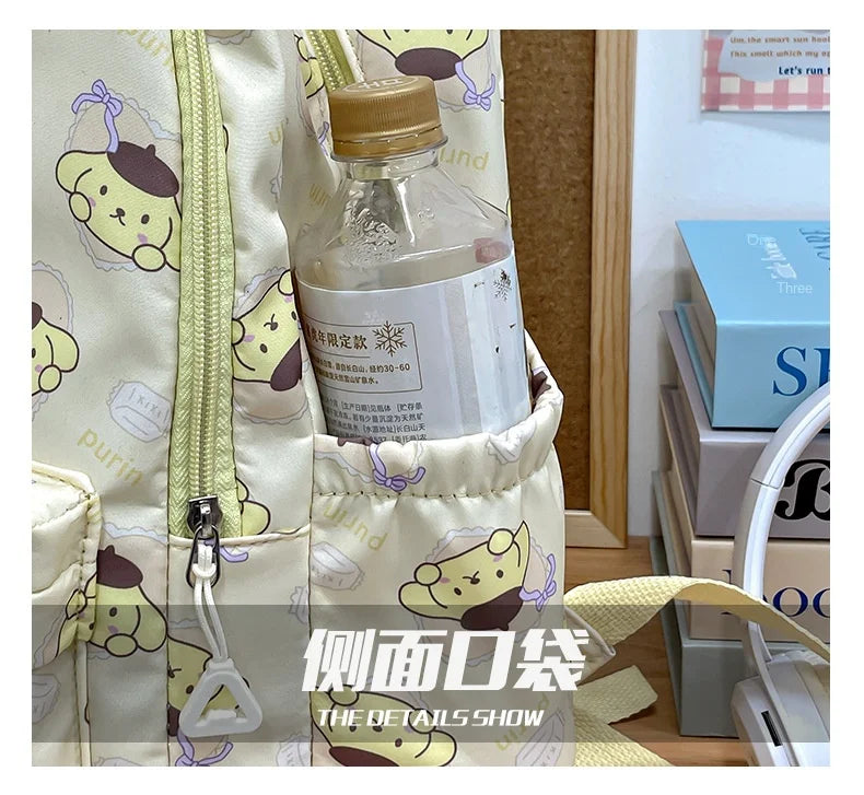 Cinnamoroll PlushTech Backpack – Kawaii Sanrio Schoolbag with Laptop Compartment for Kids & Teens!