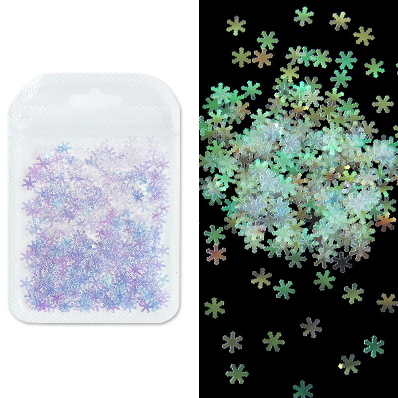 Starstruck Sparkle – Holographic Silver Nail Sequins for Viral DIY Looks