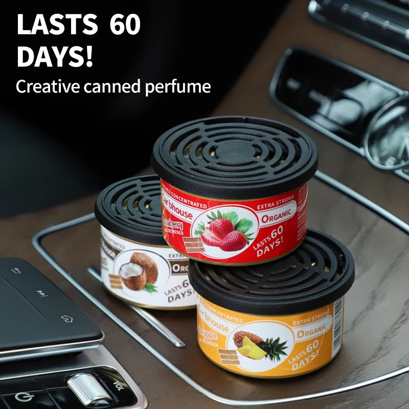 For Bathroom Car Air Freshener Gel Can Solid Car Fragrance Air Freshener Wood Block Can Air Freshener Balm For Home Long-lasting