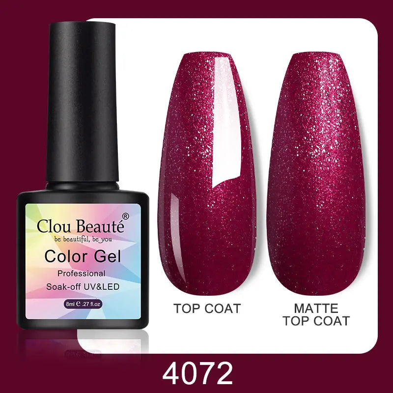 Clou Beaute Color Pop – 8ml Gel Varnish for Bold, Long-Lasting Nail Art (UV/LED Cure)