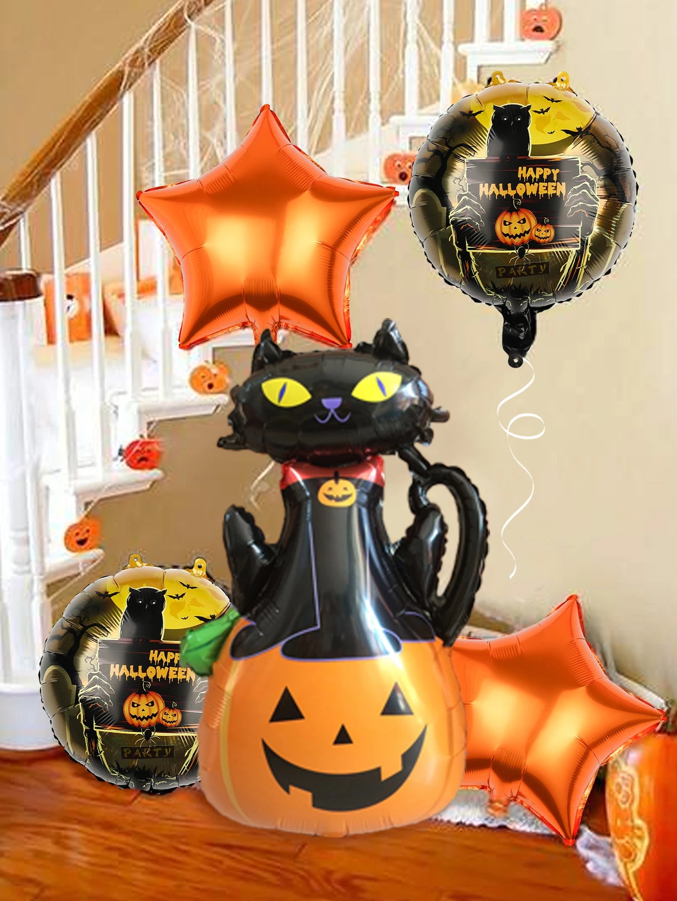 Halloween set, suitable for Halloween theme party decoration, horror theme activities, trick or treat festival atmosphere layout